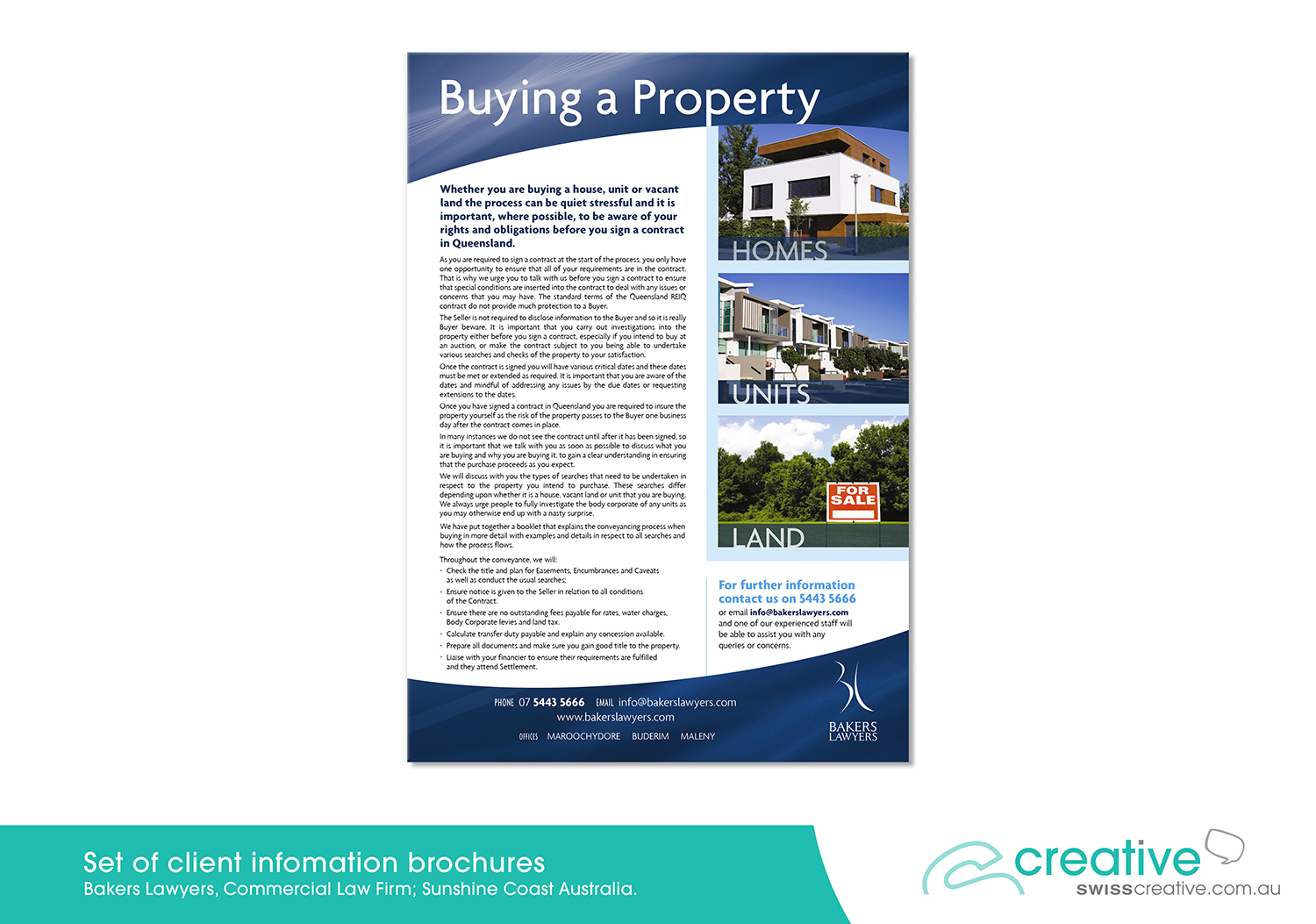 Client information; Buying a proerty