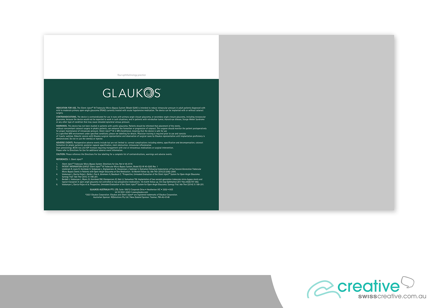 GLAUKOS, FOR PATIENTS WITH GLAUCOMA